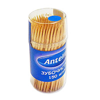 Зубочистки деревянные Antella 150шт 3815