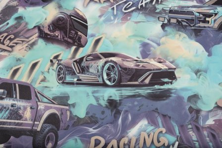 Обои Палитра Racing Team HC72349-67 Винил горячего тиснения на Флизелине 1,06*10,05м