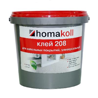 Клей Homakoll 208 для напольных покрытий 1,3 кг
