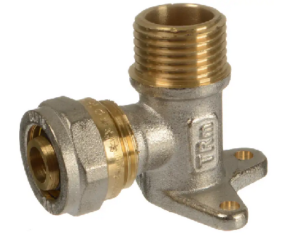 Уголок 1/2"*16 ш/ц с креплением ТRm 01803