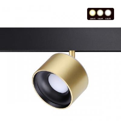 Светильник трековый Novotech 358981 для низковольтного шинопровода FLUM бронза (LED, 12W)