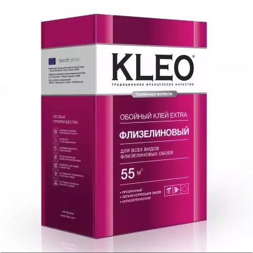 Клей EXTRA 55 для флизел. обоев, сыпучий KLEO