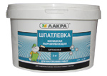 Шпатлевка латексная финишная выравнивающая для гипсокартона 3 кг Лакра