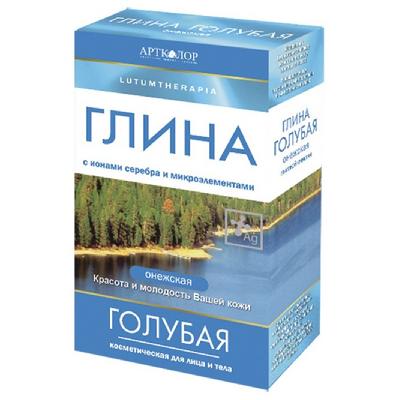 Глина косметическая Онежская голубая 100гр