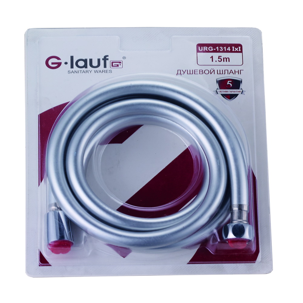 Шланг для душа G.Lauf URG-1314 (1,50м) имп/имп