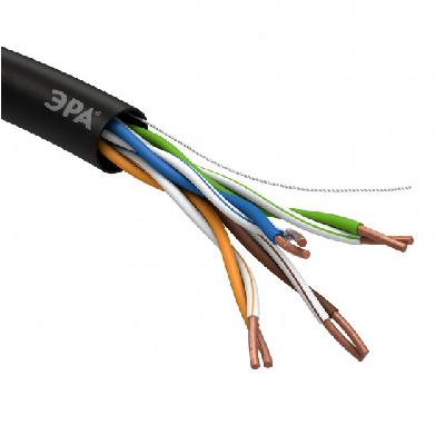 Витая пара UTP 4x2x24AWG категория 5е уличная ЭРА