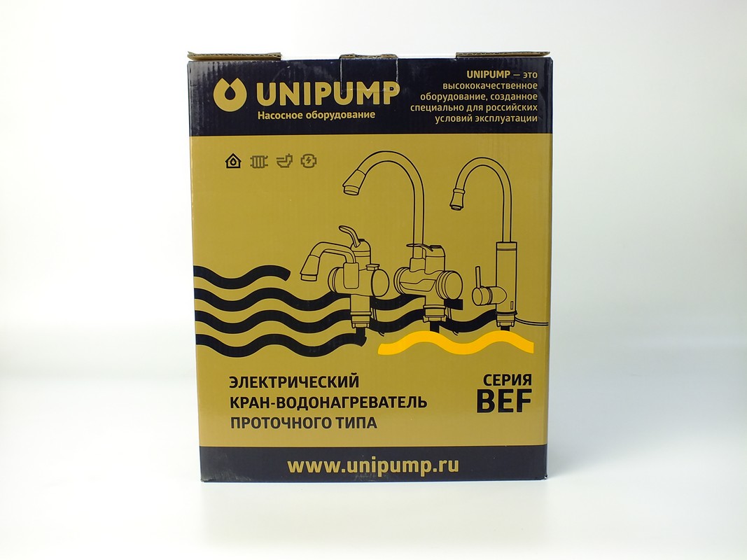 Кран-водонагреватель проточного типа BEF-012-02, UNIPUMP