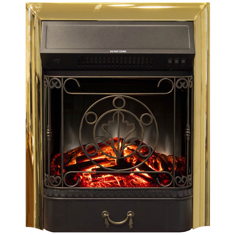 Электроочаг для камина MAJESTIC LUX Brass