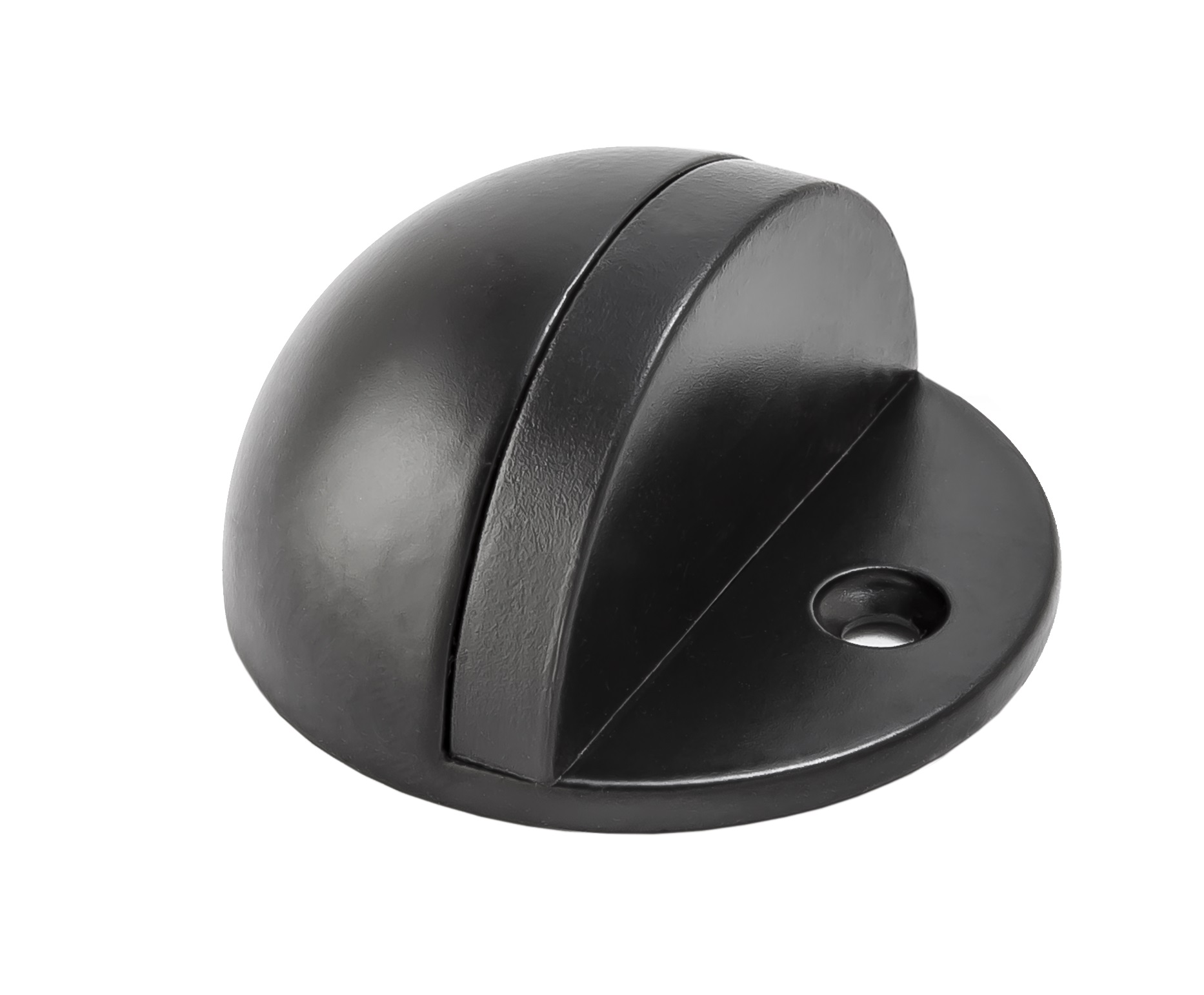 Ограничитель напольный INDS 44 Black черный РЕНЦ