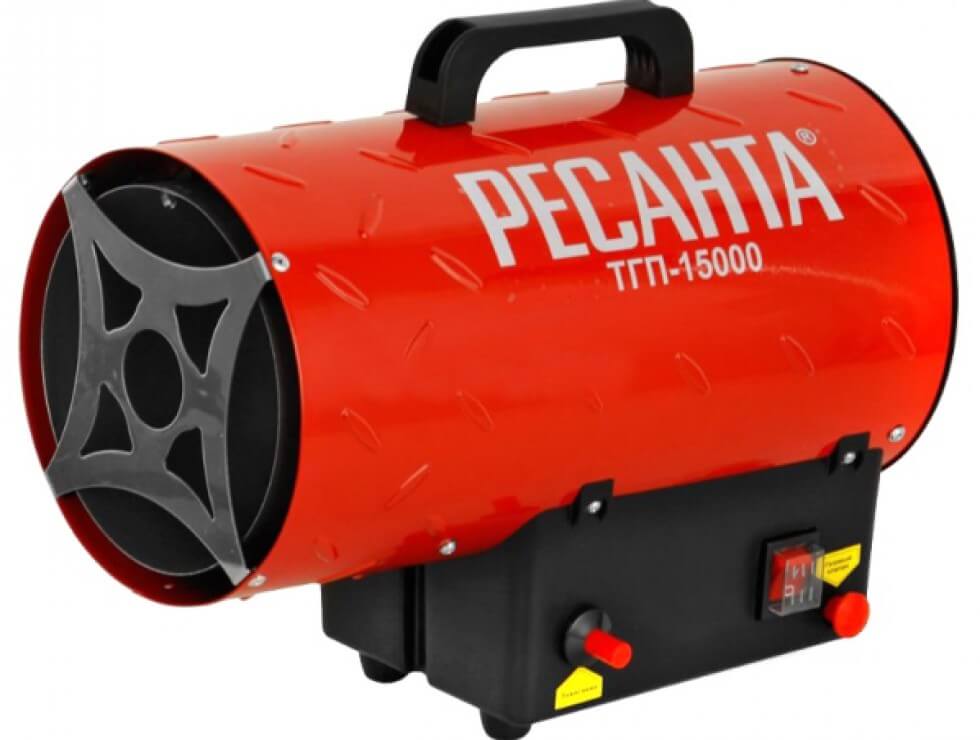 Пушка тепловая газовая 15000 Вт, 220-230 В, ТГП-15000 Ресанта
