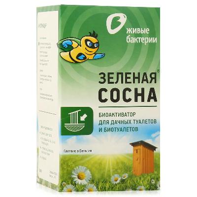 Биоактиватор для дачных туалетов 300 гр. Зеленая сосна