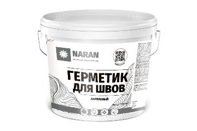 Герметик строительный для швов белый 8 кг Наран