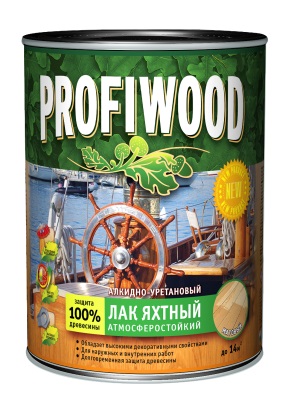 Лак яхтный глянцевый 0,7кг PROFIWOOD
