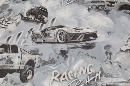 Обои Палитра Racing Team HC72349-41 Винил горячего тиснения на Флизелине 1,06*10,05м