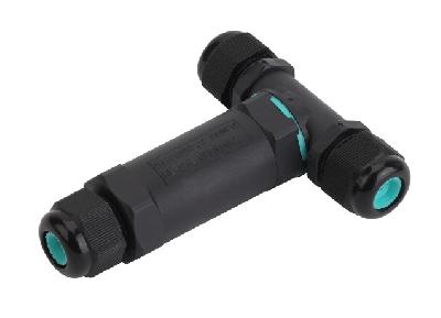Коннектор кабельный Т-образный IP68 3-Pin ЭРА