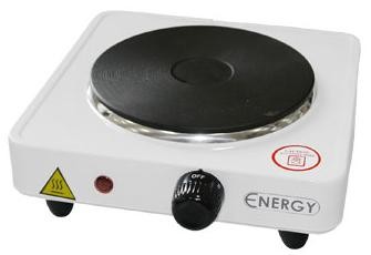 Электроплита ENERGY, 1диск. конфорка, 1 кВт, белая, EN-901