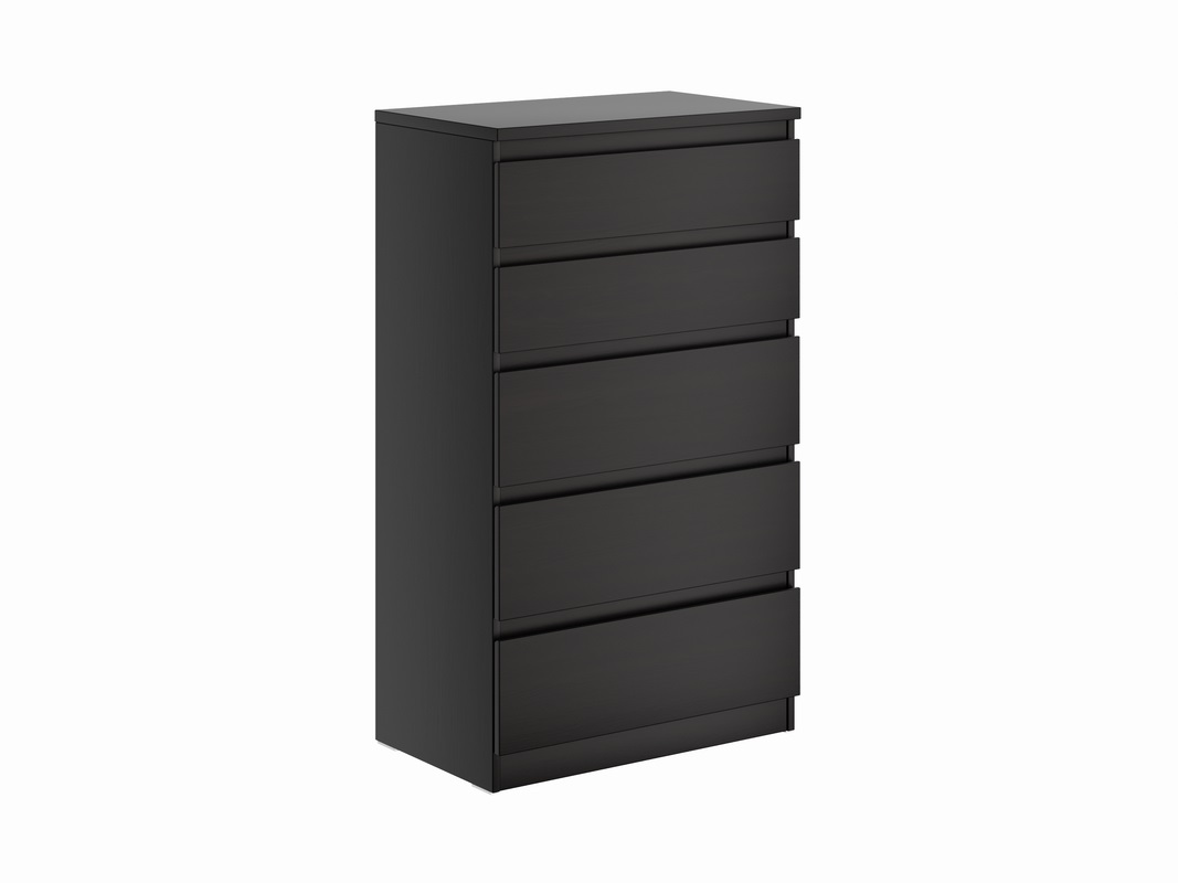 Комод Кастор 650*396*1116 5 ящиков дуб венге