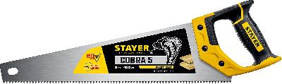 Ножовка по дереву пила Stayer "Cobra 5" 400 мм