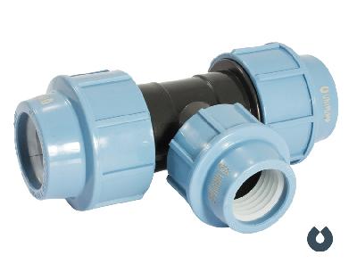 Тройник редукционный для ПНД, D 40х25х40 Unipump
