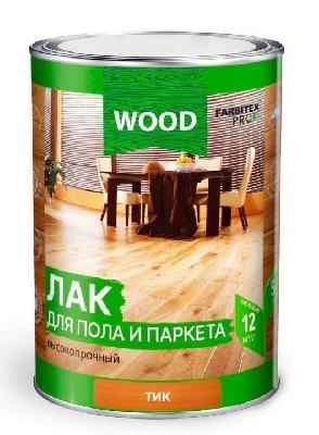 Лак для пола и паркета высокопрочный тик 0,8л FARBITEX ПРОФИ WOOD