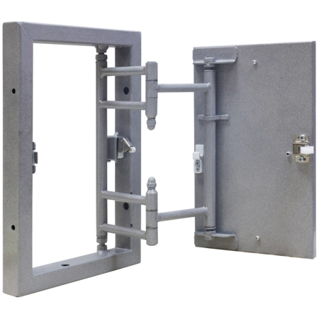 D3060 ceramo steel, Люк под плитку на петле, окрашенный металл, 300х600