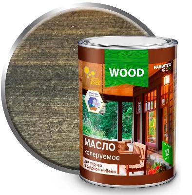 Масло колеруемое для террас и садовой мебели венге 0,9л FARBITEX ПРОФИ WOOD
