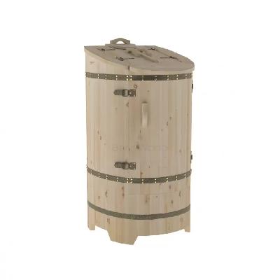 Фитобочка Стандарт из кедра со скосом 770х900х1350
