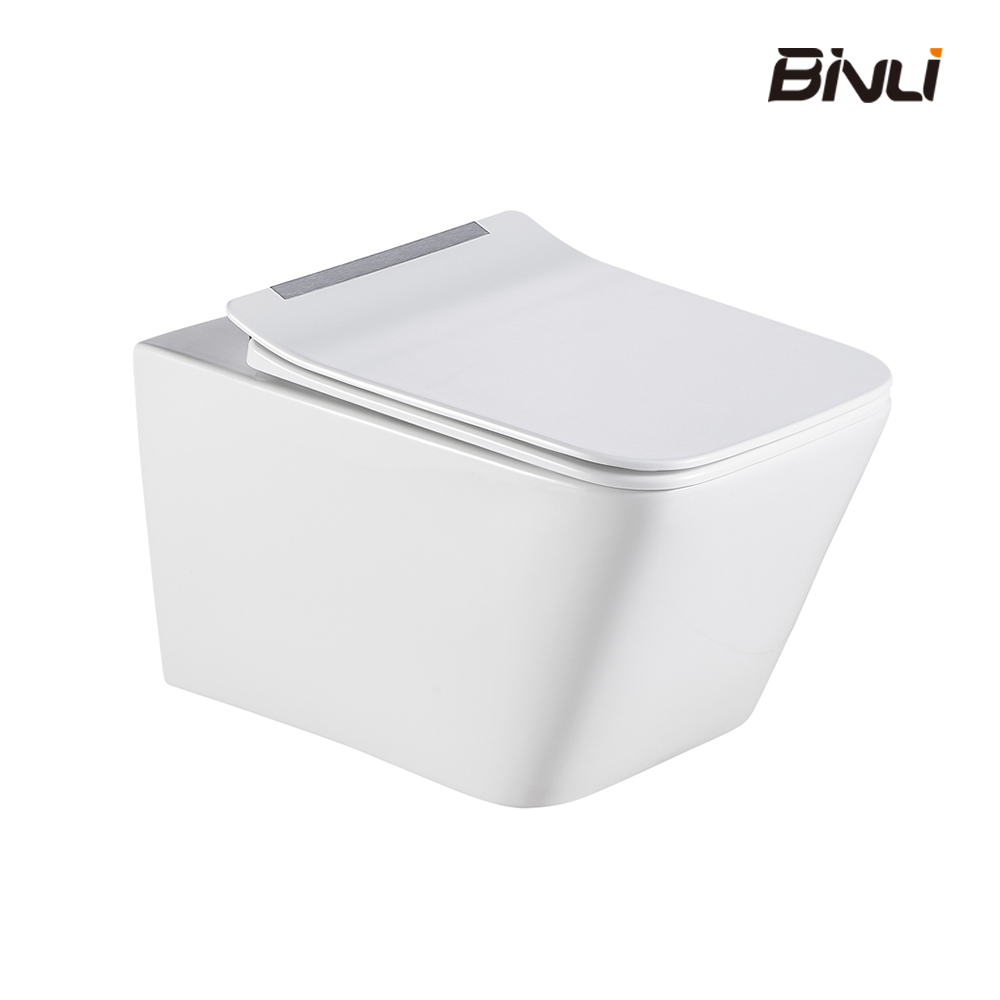 Унитаз подвесной Bano 103N-WHT безободковый сиденье дюропласт/микролифт/быстросъем