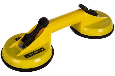 Стеклодомкрат STAYER "MASTER" MAXLift, пластмассовый, двойной, 80кг