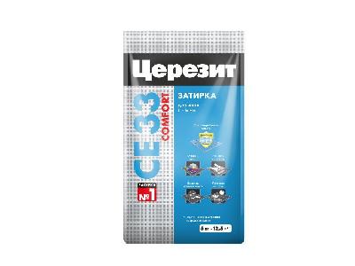 Затирка д/шв. до 5мм противогриб. эф. СЕ33 2кг белый мрамор Церезит