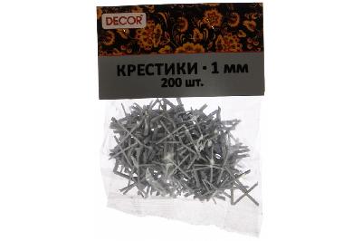 Крестики для кафеля 1,0 мм (200 шт)