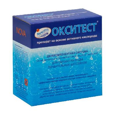 Средство для бассейна Окситест бесхлорное, для дезинфекции и борьбы с водорослями 1,5 кг