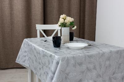 Клеенка на нетканой основе Camelia 1,4*20м Листья серебро