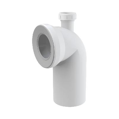 труба фановая  110*90гр. с отводом д.40 A90-90Р40 ALCAPLAST/Alcadrain
