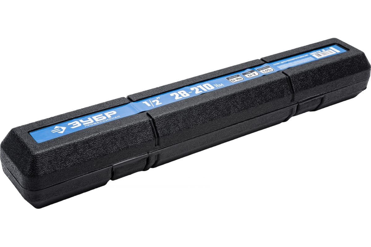 Динамометрический ключ ЗУБР Профессионал 1/2" 28-210 Нм