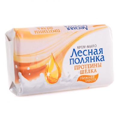 Крем-мыло Лесная полянка 90гр Протеины шелка