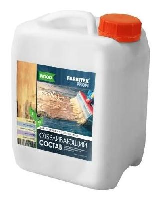 Состав отбеливающий для древесины 5л FARBITEX ПРОФИ WOOD