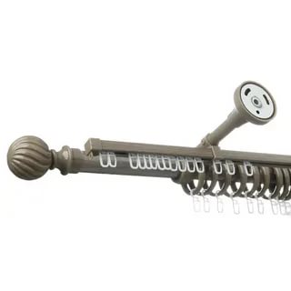 Карниз настенный Magellan Эра-28 2,0м 2-рядный пластик орех скандинавский