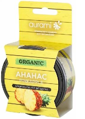 Ароматизатор на приборную панель Aurami Organic ORG-21 Ананас